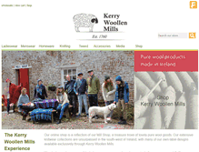 Tablet Screenshot of kerrywoollenmills.ie